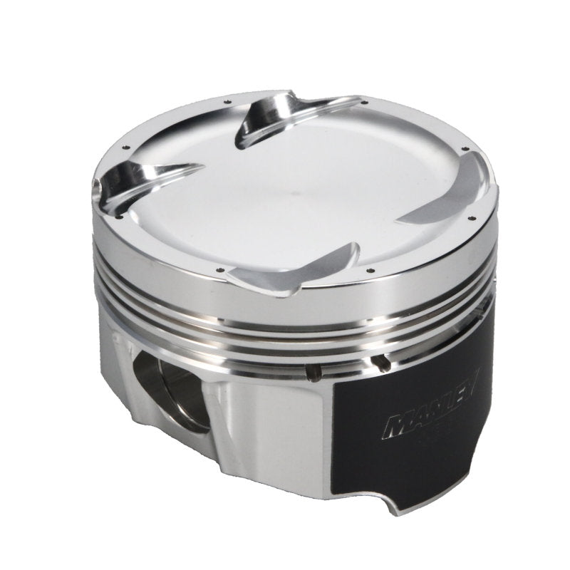 Manley Mitsubishi Evo VIII/IX 4G63/4G63T 85.5mm Bore 8.5:1 Comp Ratio -12.1cc Dish T/T Piston Set Piston Sets - Forged - 4cyl Manley Performance