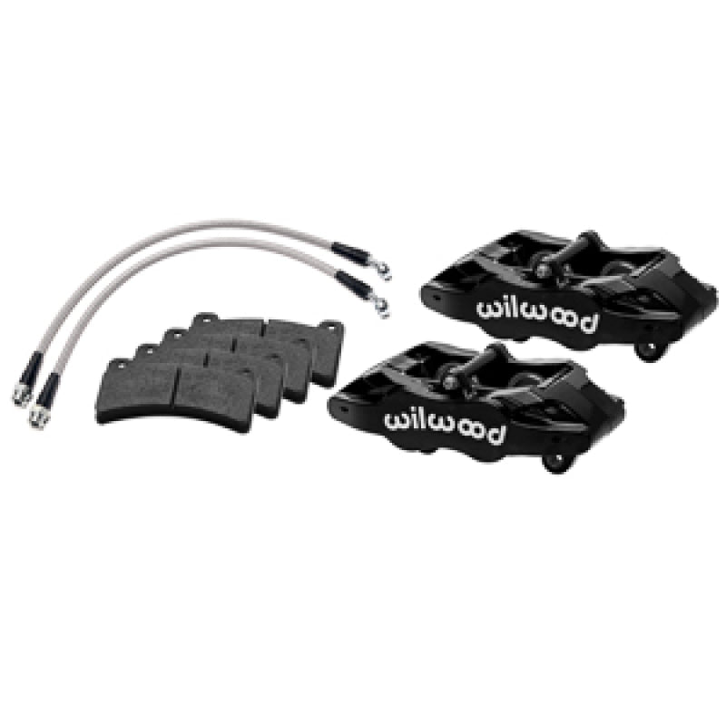 Wilwood 05-13 Corvette C6 Base Models DPC56 Rear Caliper Kit - Black Big Brake Kits Wilwood