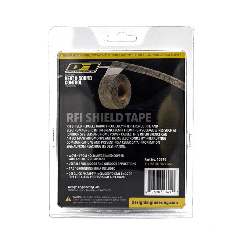 DEI RFI Wire Mesh Shield Tape - 1in x 25ft Thermal Tape DEI