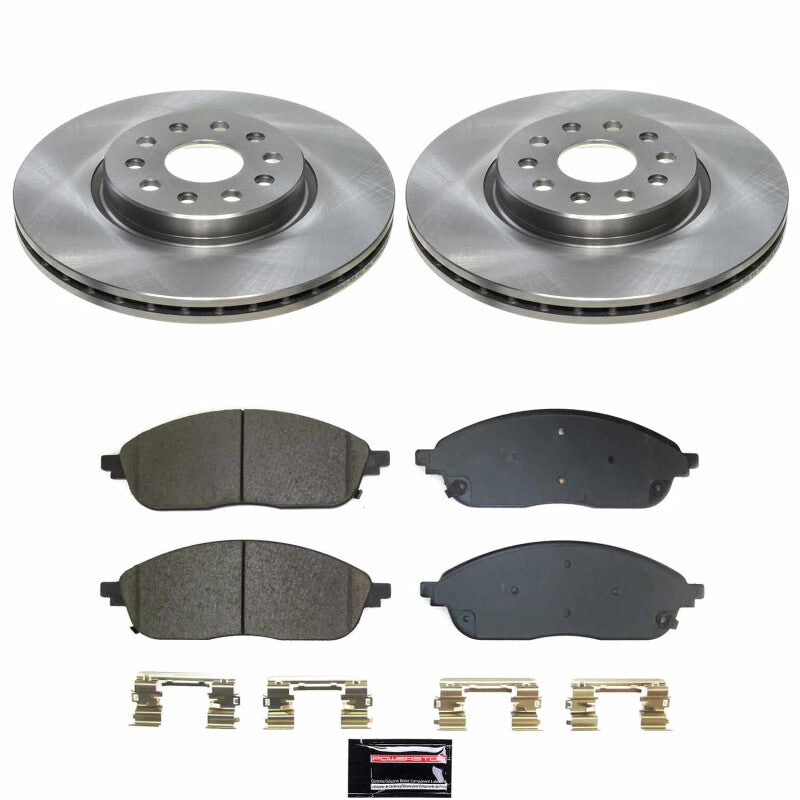 Power Stop 22-24 Jeep Grand Cherokee Front Autospecialty Brake Kit Brake Kits - OE PowerStop