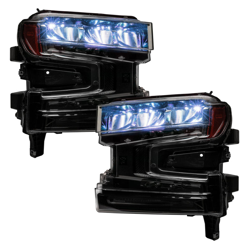 Oracle 19-21 Silverado/Sierra 1500 RGB Demon Eye Headlight Kit - w/o Controller Headlights ORACLE Lighting