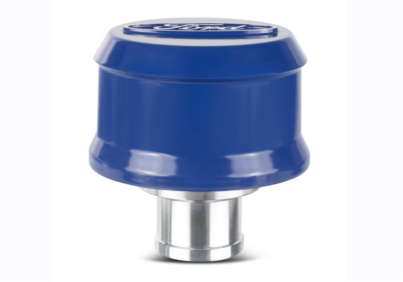 Ford racing Slant Edge Breather - Blue Engine Breather Filters Ford Racing