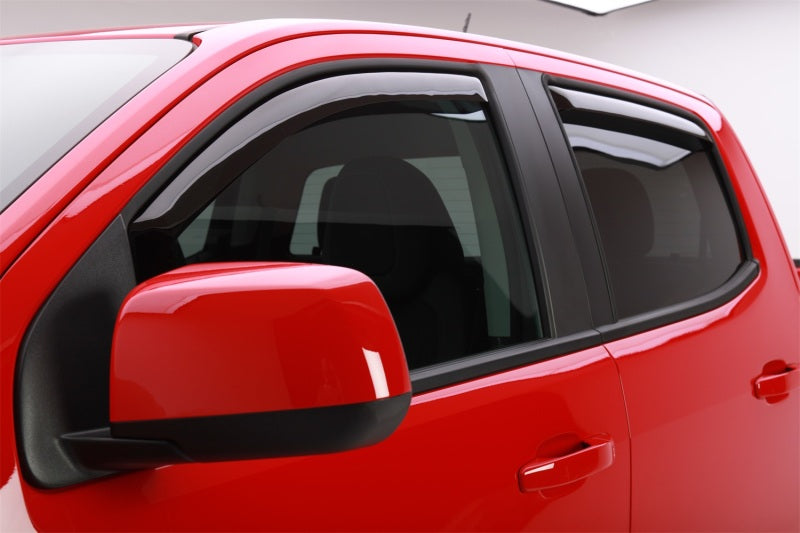 EGR 15+ Chevy Colorado/GMC Canyon Crew Cab In-Channel Window Visors - Set of 4 Wind Deflectors EGR