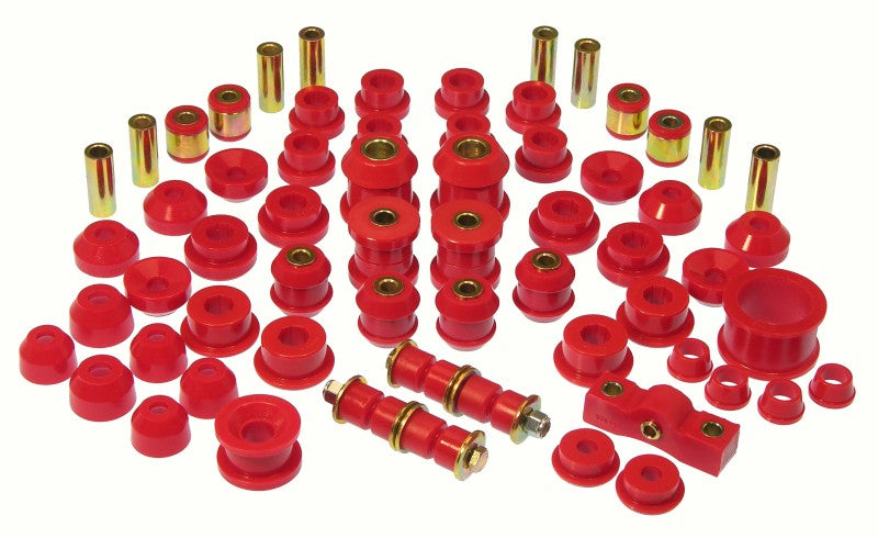 Prothane 92-95 Honda Civic Total Kit - Red Bushings - Full Vehicle Kits Prothane
