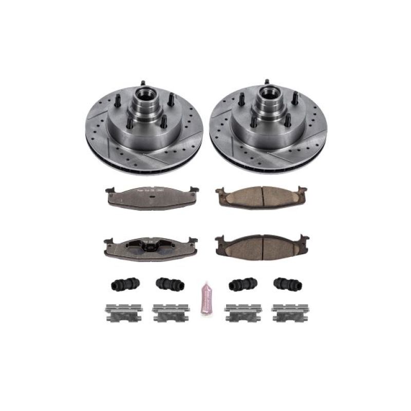 Power Stop 94-01 Ford E-150 Front Z36 Truck & Tow Brake Kit Brake Kits - Performance D&S PowerStop
