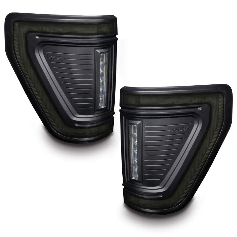 Oracle Lighting 21-24 Ford F-150 (Black Series) Flush Style LED Tail Lights Tail Lights ORACLE Lighting