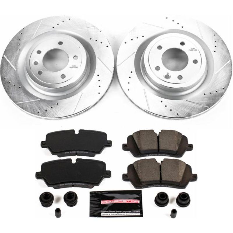 Power Stop 2017 Land Rover Discovery Rear Z23 Evolution Sport Brake Kit Brake Kits - Performance D&S PowerStop