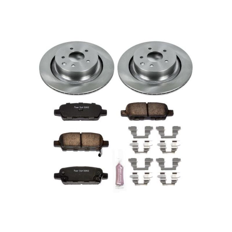Power Stop 07-08 Infiniti G35 Rear Autospecialty Brake Kit Brake Kits - OE PowerStop