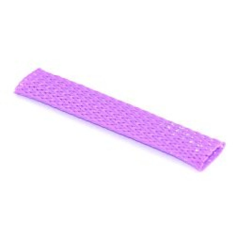 NAMZ Braided Flex Sleeving 10ft. Section (3/8in. ID) - Violet Wire Loom NAMZ