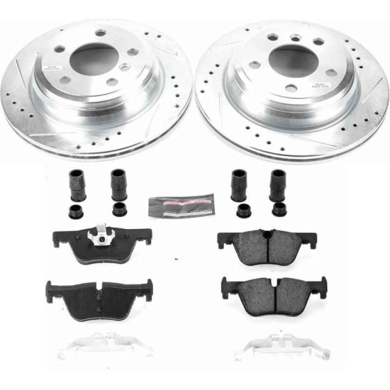 Power Stop 13-18 BMW 320i xDrive Rear Z23 Evolution Sport Brake Kit Brake Kits - Performance D&S PowerStop