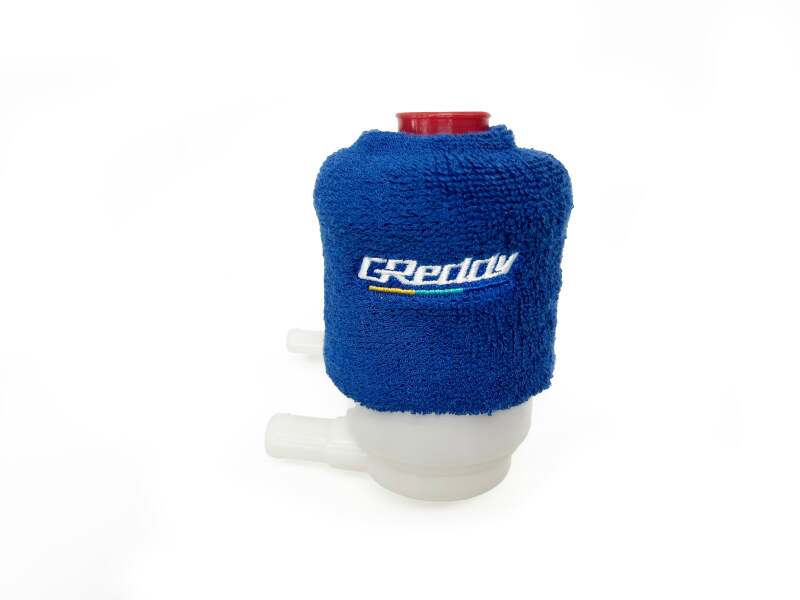 GReddy Underline Logo Reservoir Cover - Blue Brake Res Cozys GReddy