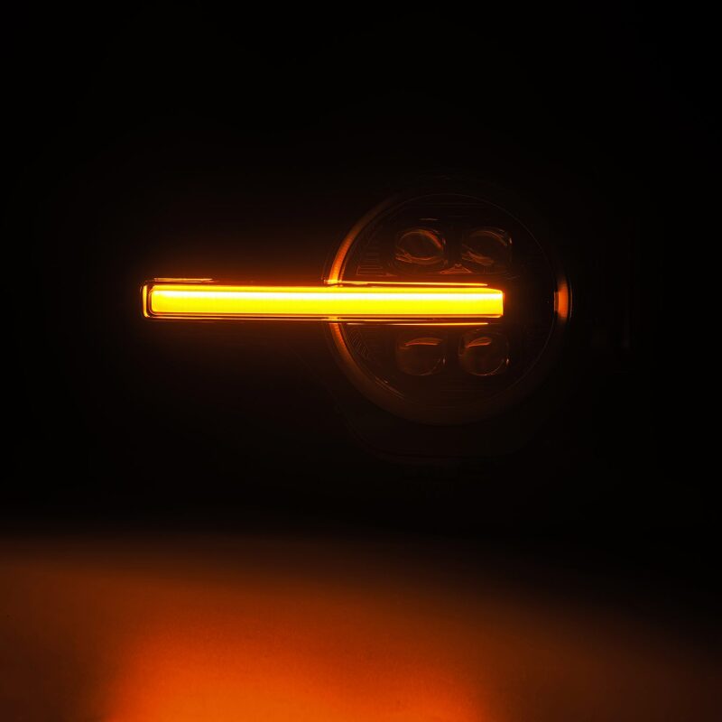 AlphaRex 21-23 Ford Bronco NOVA LED Proj Headlights Alpha-Black w/Activ Light/Seq Signal/DRL Headlights AlphaRex