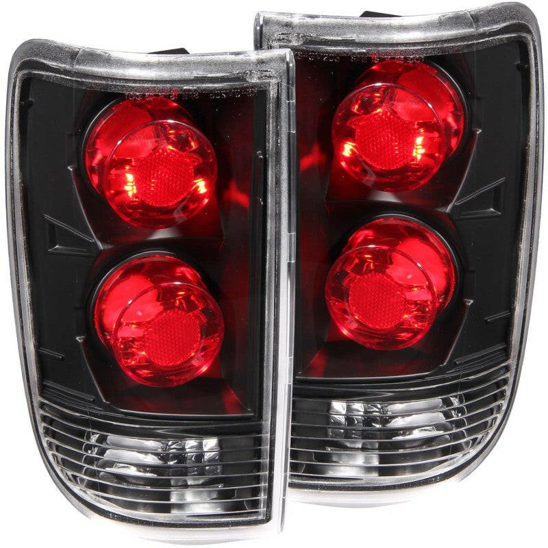 ANZO 1995-2005 Chevrolet Blazer Taillights Dark Smoke Tail Lights ANZO