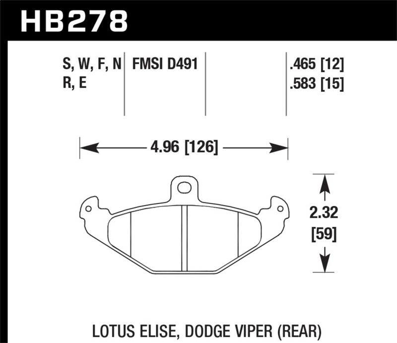 Hawk HPS Street Brake Pads Brake Pads - Performance Hawk Performance