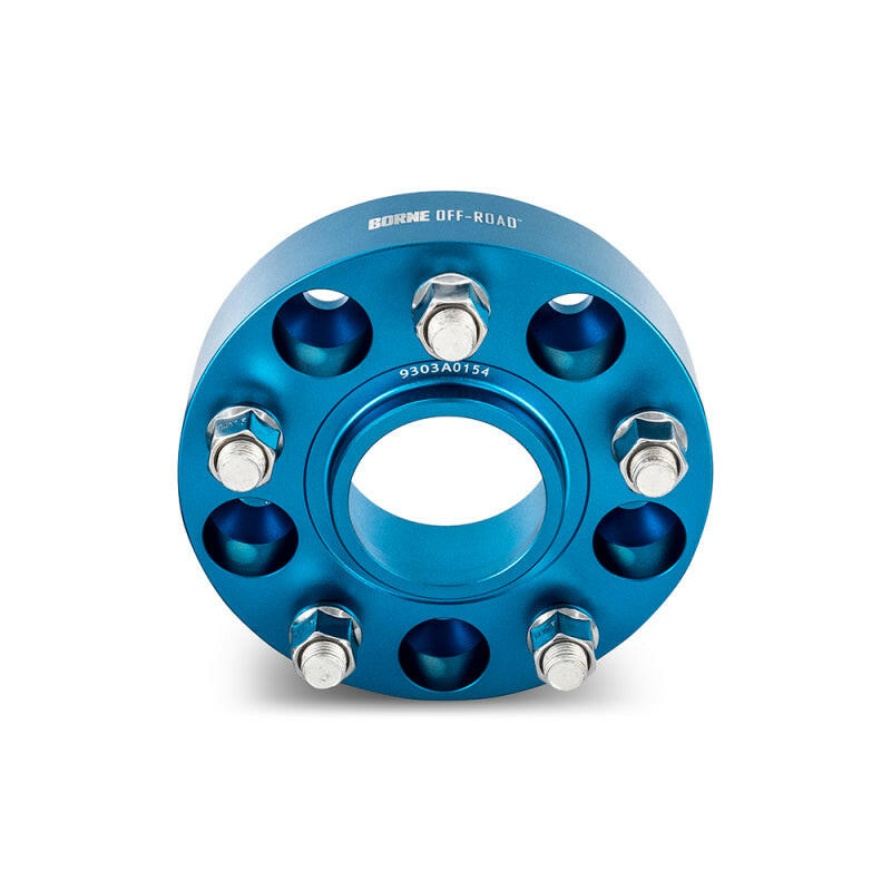 Borne Off-Road Wheel Spacers - 5x127 - 71.6 - 45mm - M14 - Blue Wheel Spacers & Adapters Borne Off-Road