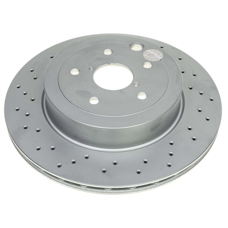 Power Stop 18-20 Subaru WRX STI Rear Evolution Coated Rotor Brake Rotors - OE - Cryo PowerStop