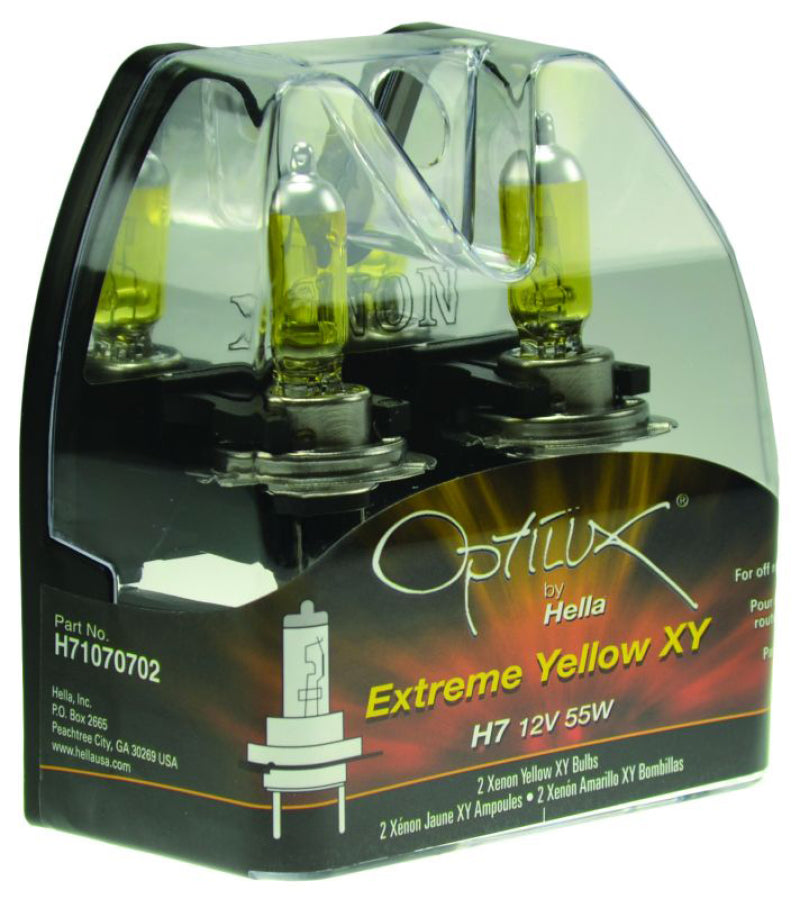 Hella Optilux H7 12V/55W XY Xenon Yellow Bulb Bulbs Hella