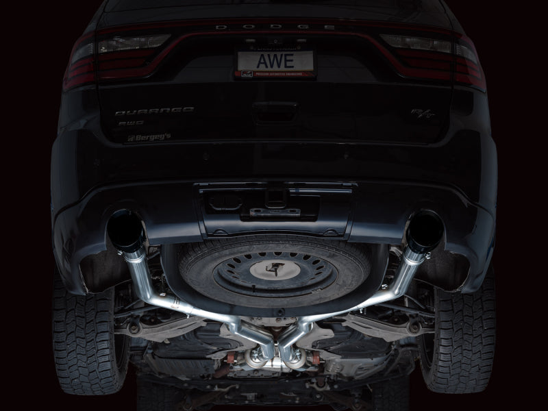 AWE Tuning 11-24 Dodge Durango 5.7L Track Edition Exhaust w/ Diamond Black Tips Catback AWE Tuning