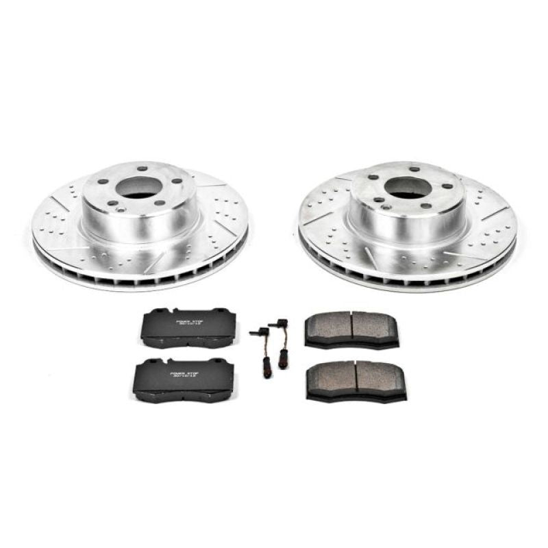 Power Stop 03-06 Mercedes-Benz CL500 Front Z23 Evolution Sport Brake Kit Brake Kits - Performance D&S PowerStop