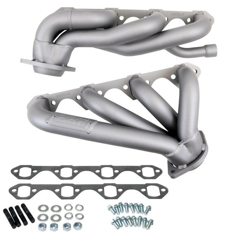 BBK 87-95 Ford F150 Truck 5.8 351 Shorty Unequal Length Exhaust Headers - 1-5/8 Titanium Ceramic Headers & Manifolds BBK