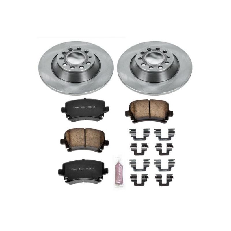 Power Stop 05-11 Audi A6 Rear Autospecialty Brake Kit Brake Kits - OE PowerStop