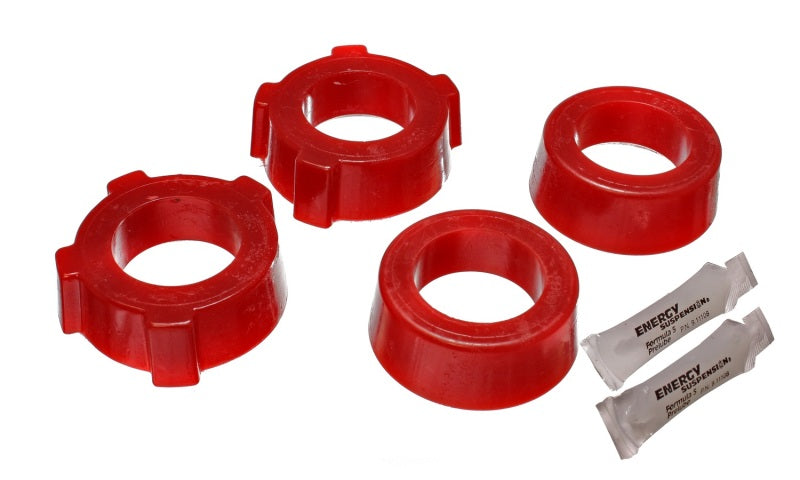 Energy Suspension 69-78 Volkswagen (Air Cooled) Red Rear Spring Plate Bushing Set Bushing Kits Energy Suspension