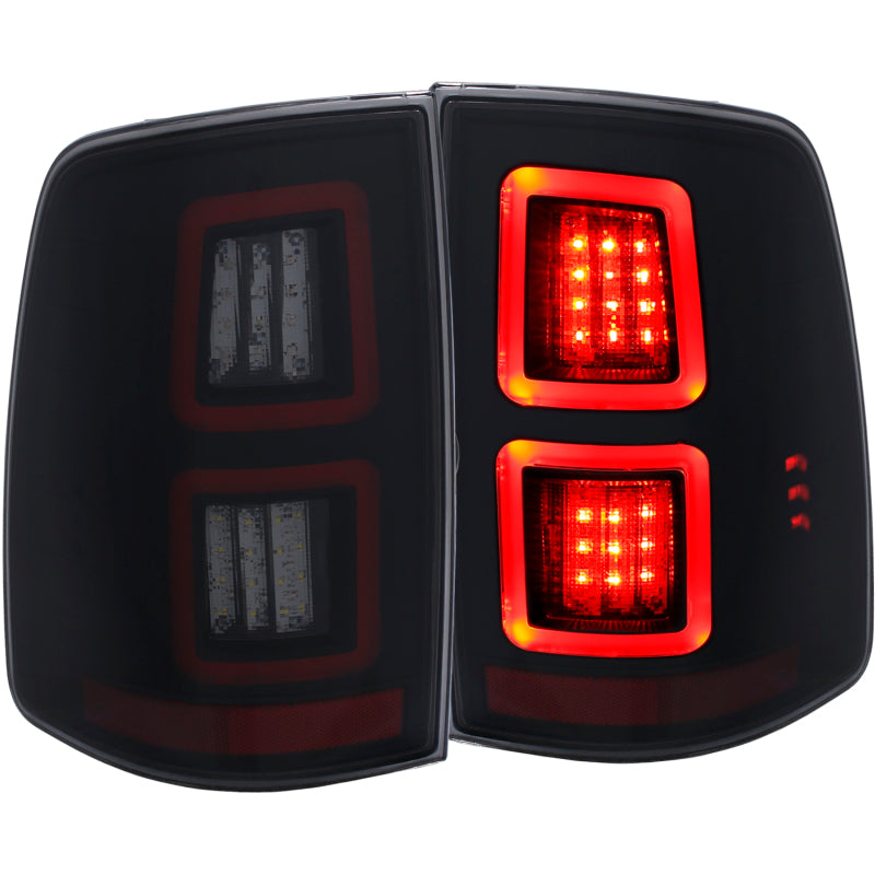ANZO LED Smoke 13-17 Dodge Ram 1500/2500/3500 LED Taillights Smoke Tail Lights ANZO
