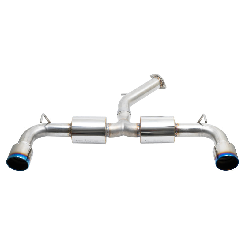 Injen 19-22 Hyundai Veloster N L4 2.0L Turbo Performance SS Axle Back Exhaust System - Burnt Ti Tips Axle Back Injen