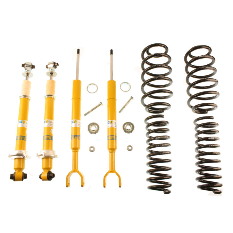 Bilstein B12 1997 Audi A4 Quattro Base Front and Rear Complete Suspension Kit Shock & Spring Kits Bilstein