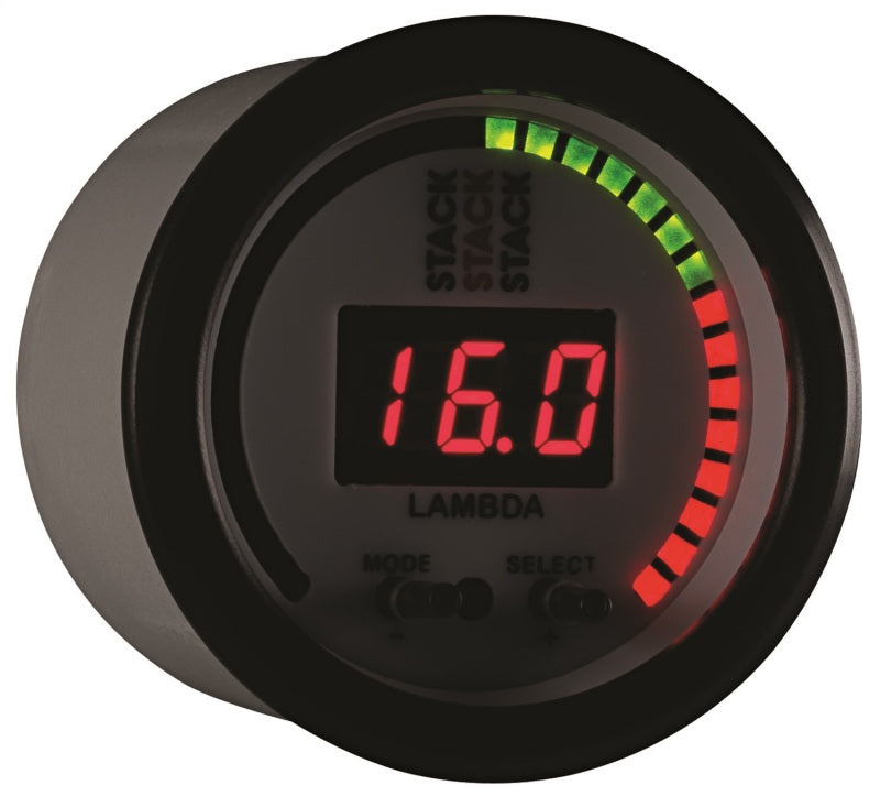 Autometer Stack 52mm Pro-Control Wideband Air/Fuel Ratio (Lambda) Gauge - White Gauges AutoMeter
