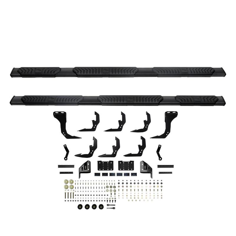 Westin 2019 Chevrolet Silverado/Sierra 1500 Crew Cab (5.5ft) R5 Modular Nerf Step Bars - Black Nerf Bars Westin