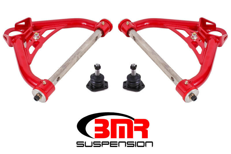 BMR 70-81 2nd Gen F-Body Non-Adj. Upper A-Arms (Polyurethane) - Red Control Arms BMR Suspension