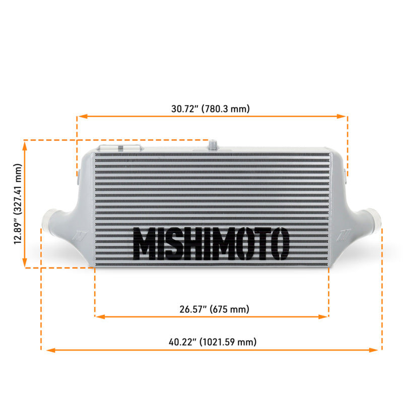 Mishimoto Universal L-Line Intercooler - Silver Intercooler Kits Mishimoto