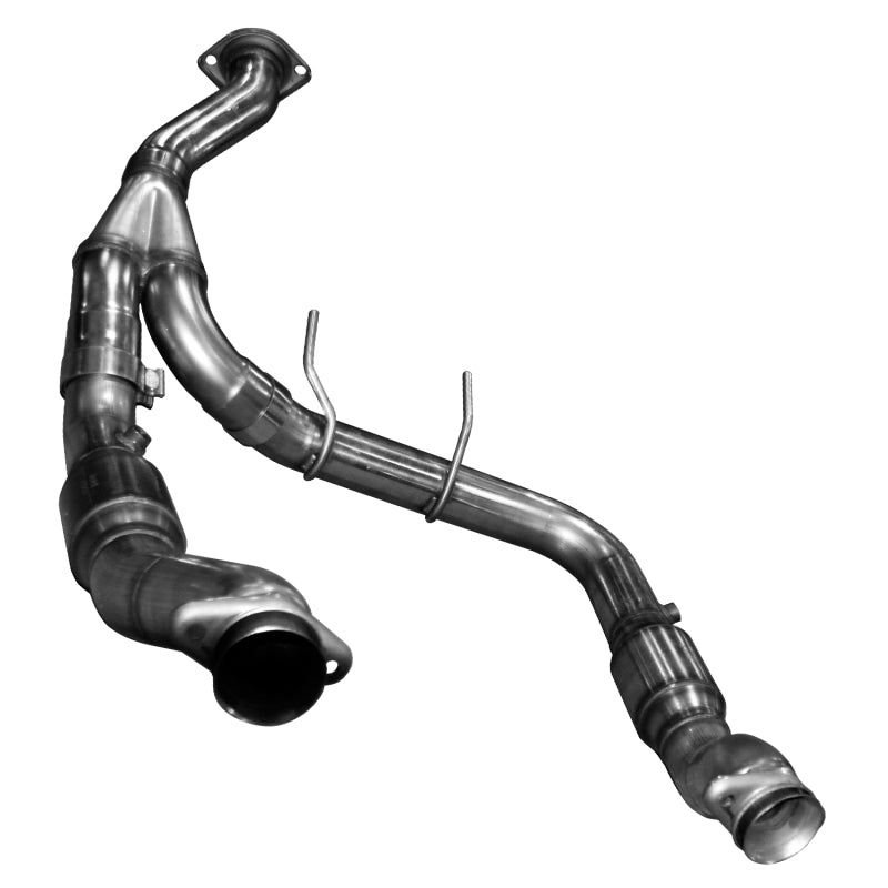 Kooks 11-14 Ford F150 Eco Boost 3.5L V6 3in SS GREEN Cat Turbo Down Y-Pipe Y Pipes Kooks Headers