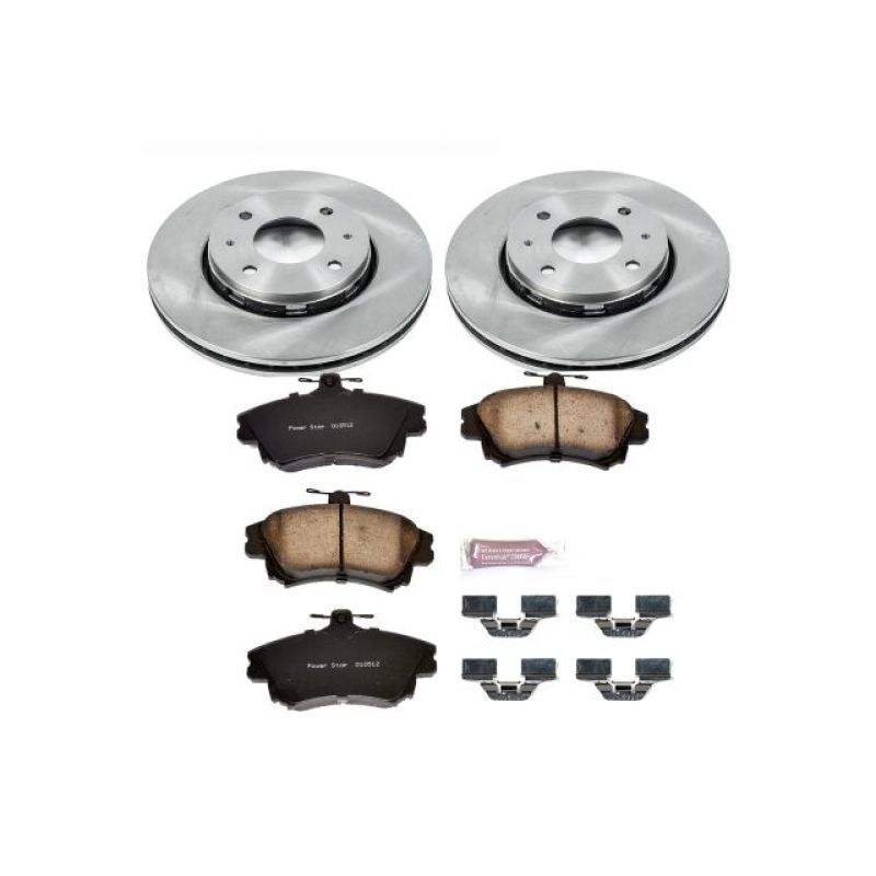 Power Stop 00-04 Volvo S40 Front Autospecialty Brake Kit Brake Kits - OE PowerStop
