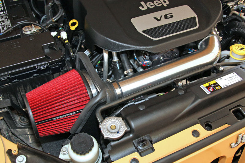 Spectre Air Intake Kit Jeep Wrangler V6-3.6L F/I 12-18 Cold Air Intakes Spectre