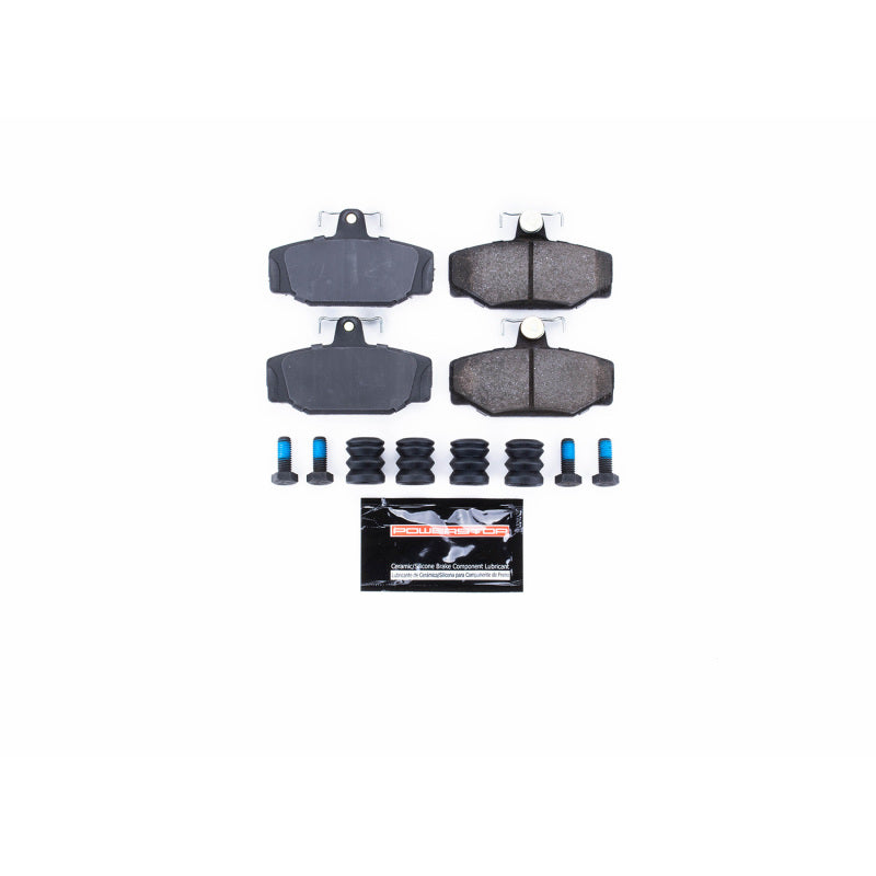 Power Stop 88-90 Volvo 760 Rear Z23 Evolution Sport Brake Pads w/Hardware Brake Pads - Performance PowerStop