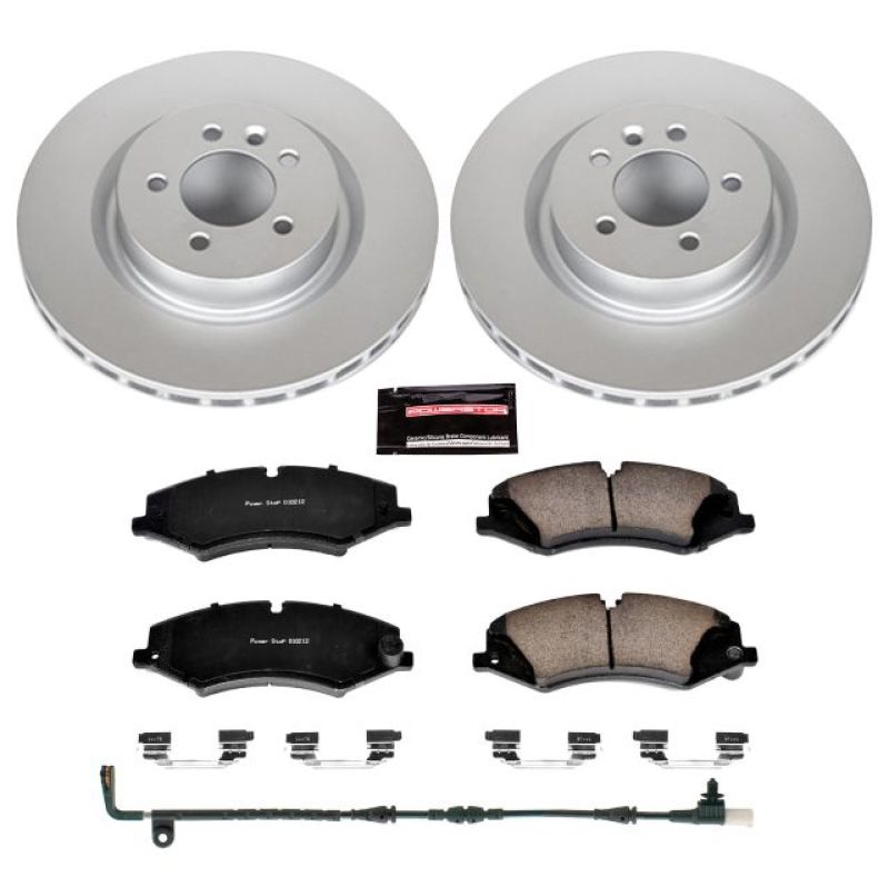 Power Stop 10-13 Land Rover Range Rover Sport Front Z23 Evolution Sport Coated Brake Kit Brake Kits - Performance D&S PowerStop