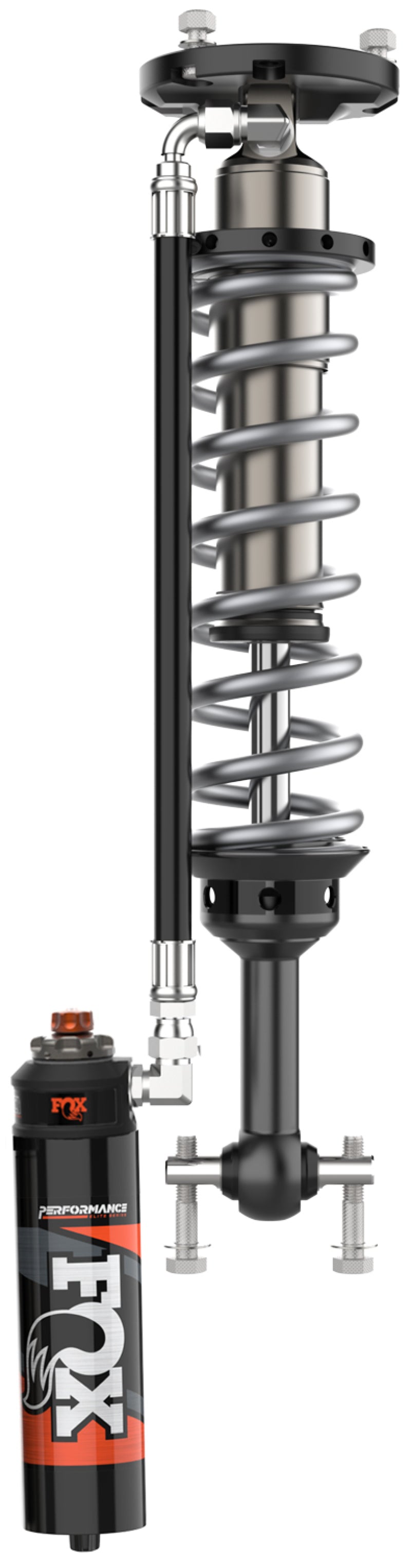 Fox 2021+ Ford F-150 4WD 2in Lift Front Performance Elite Series 2.5 Reservoir Shocks - Adjustable Coilovers FOX