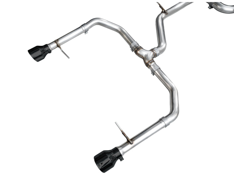 AWE Tuning 22-25 Volkswagen Jetta GLI Track Edition Exhaust - Diamond Black Tips Catback AWE Tuning