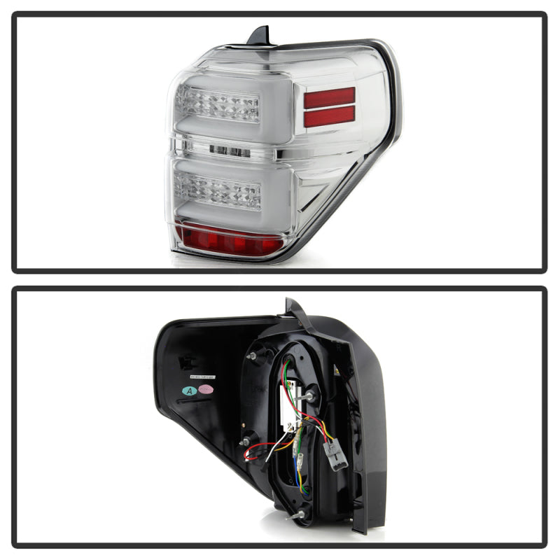 Spyder Toyota 4Runner 10-14 LED Tail Lights - Sequential Turn Signal - Chrome ALT-YD-T4R10-SEQ-C Tail Lights SPYDER