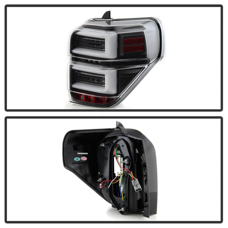 Spyder Toyota 4Runner 10-14 LED Tail Lights - Sequential Turn Signal - Black ALT-YD-T4R10-SEQ-BK Tail Lights SPYDER