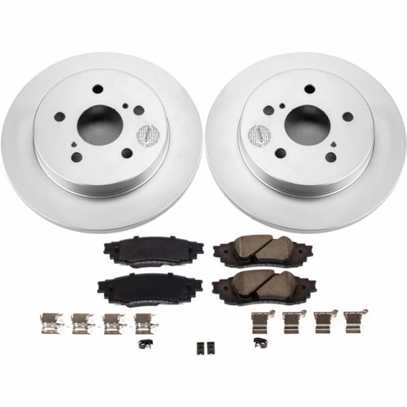Power Stop 2019 Lexus ES350 Rear Z17 Evolution Geomet Coated Brake Kit Brake Kits - Performance Blank PowerStop