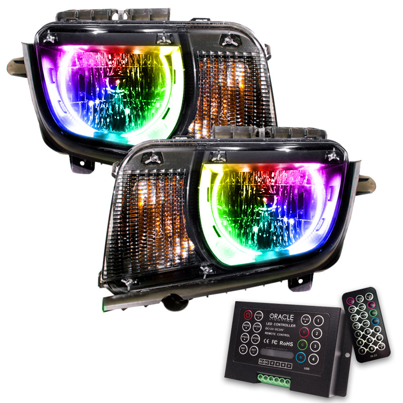 Oracle 10-13 Chevrolet Camaro SMD HL (Non-RS) - ColorSHIFT w/ 2.0 Controller Headlights ORACLE Lighting