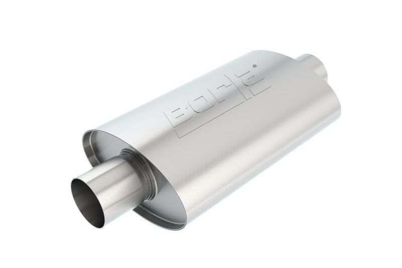 Borla XR-1 Racing Sportsman 2 1/2 inch Outlet / 2 1/2 inch Inlet 12in Case Oval Muffler Muffler Borla