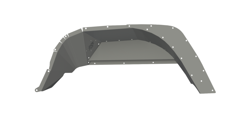 Road Armor 2020 Jeep Gladiator JT Stealth Rear Fender Liner Body Armor - Raw Fenders Road Armor