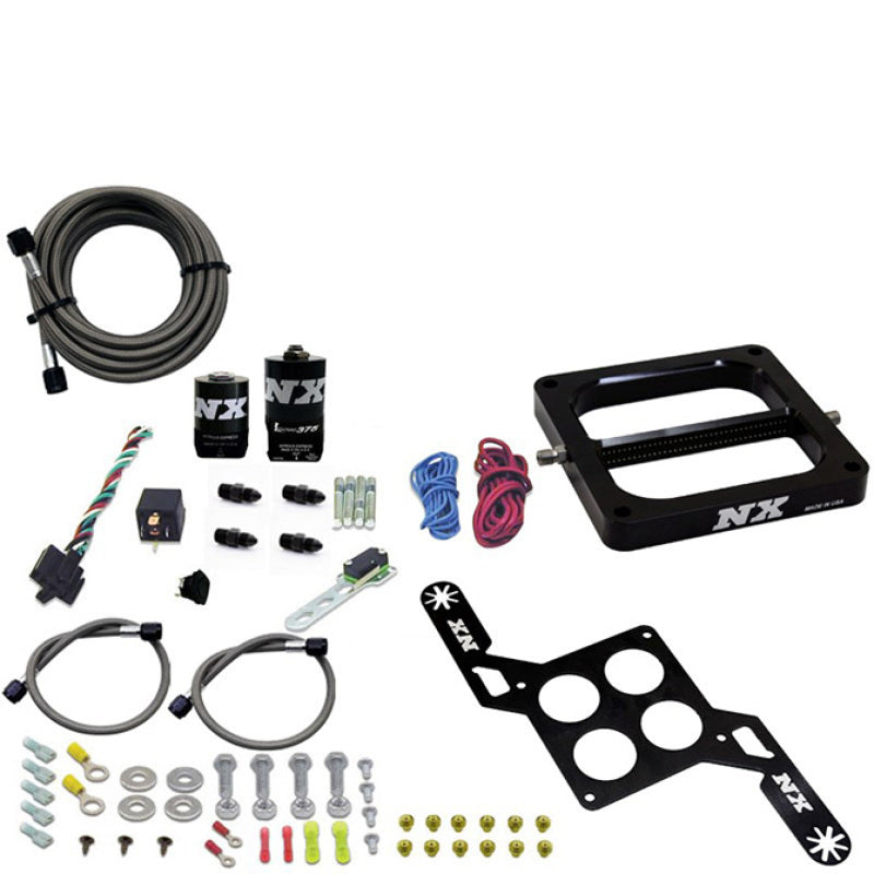Nitrous Express 4500 RNC Conventional Nitrous Plate Kit w/.375in Solenoid w/o Bottle Nitrous Systems Nitrous Express