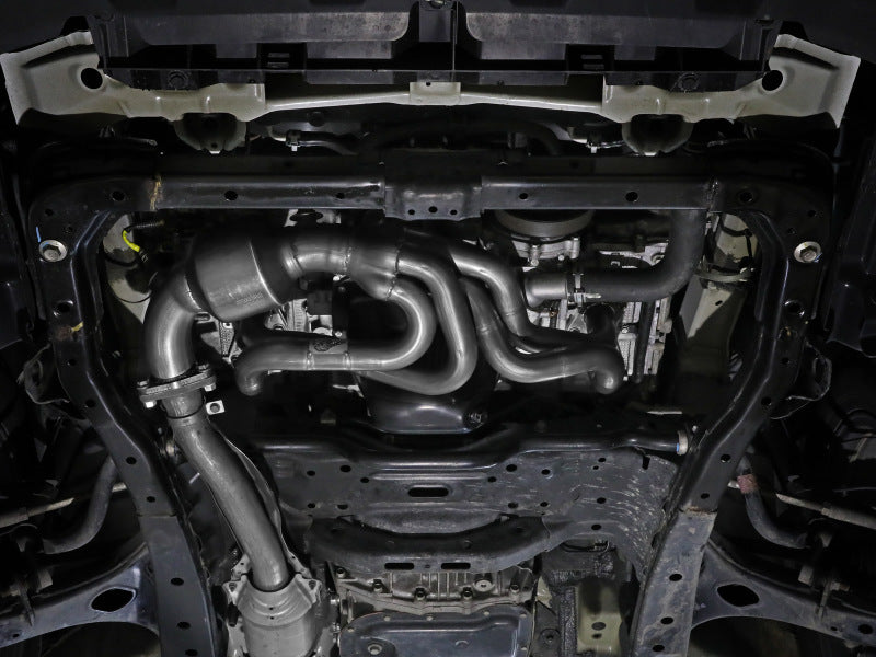 aFe Twisted Steel 304 Stainless Steel Header w/ Cat 13-19 Subaru Outback H4-2.4L Headers & Manifolds aFe