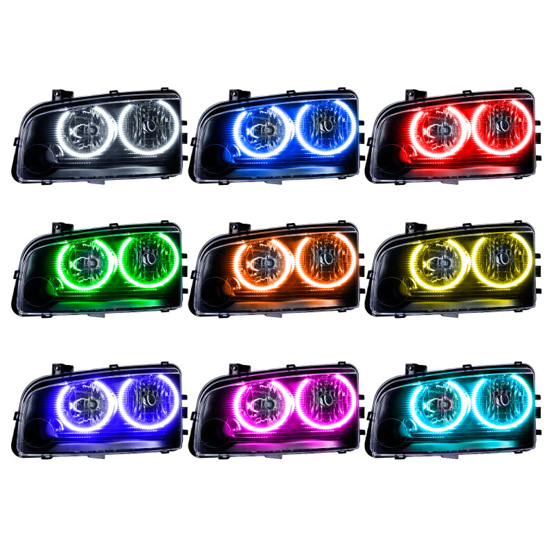 Oracle Dodge Charger 05-10 Halo Kit - ColorSHIFT Headlights ORACLE Lighting