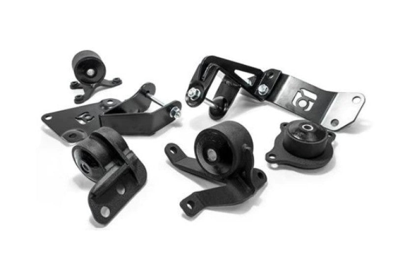 Innovative 01-05 Civic K-Series Black Steel Mounts 75A Bushings (Not K24 Trans) Engine Mounts Innovative Mounts